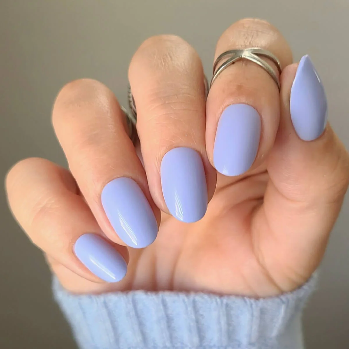 Baby Blue Press On (Round) - Image 2